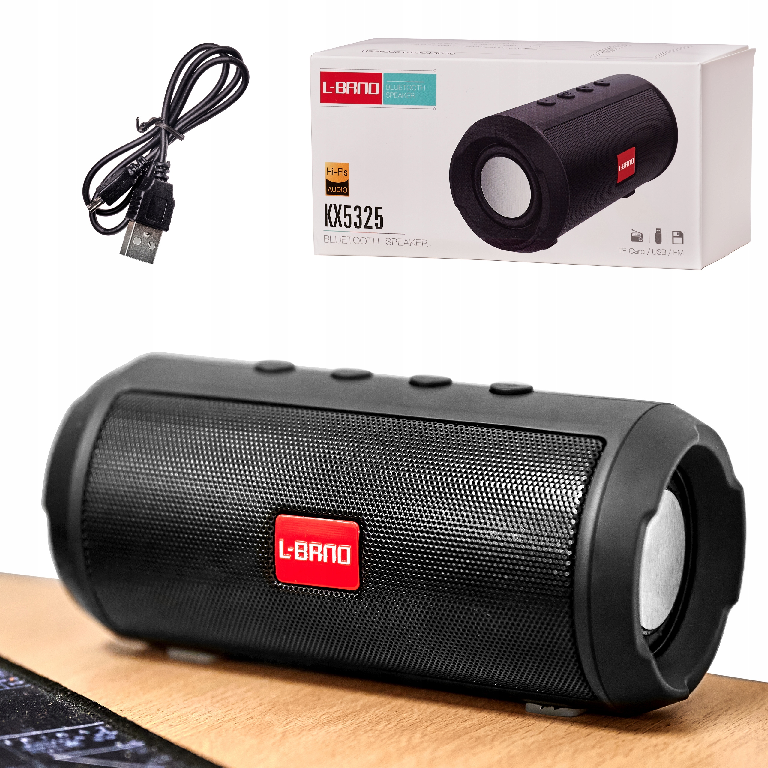 

Głośnik bezprzewodowy boombox na bluetooth L-brno