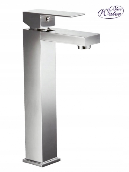 Umyvadlová Baterie Čtvercová, Vysoká, Na Desku