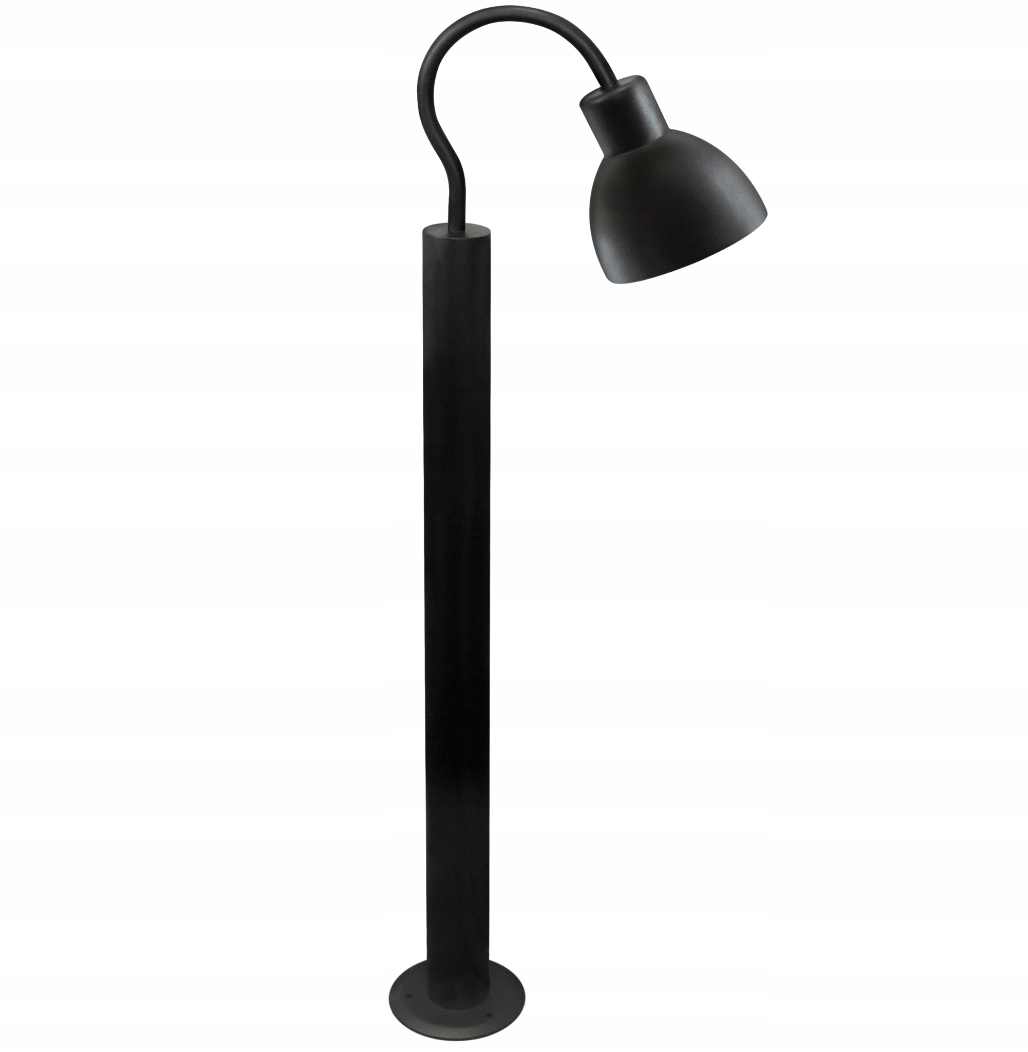 Venkovní stojací zahradní lampa reflektor černá 100 cm Polux