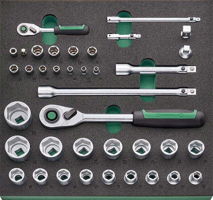 Nástrojový modul 2/3 Koncovky kľúča 1/4 1/2" TCS1 821/38 Stahlwille