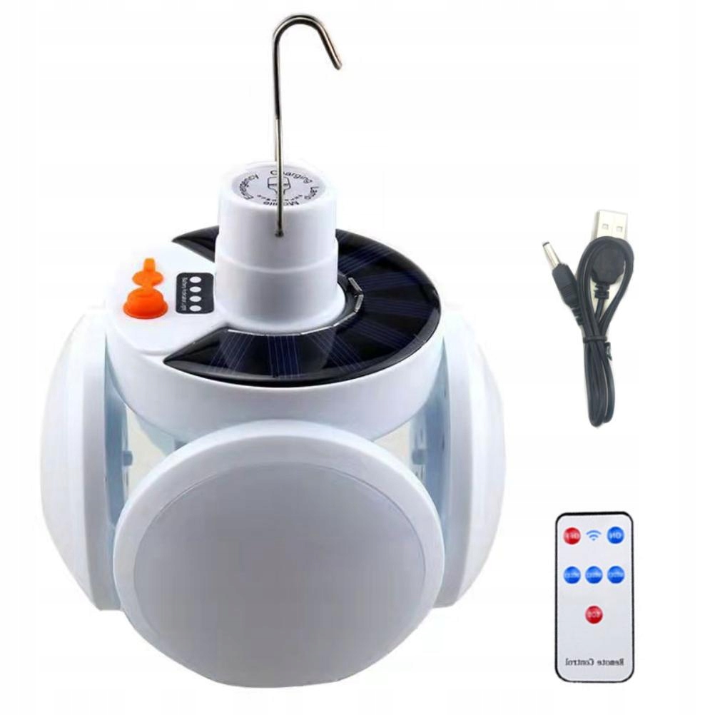 LAMPA TURYSTYCZNA SOLARNA LED ZEWNĘTRZNA PILOT