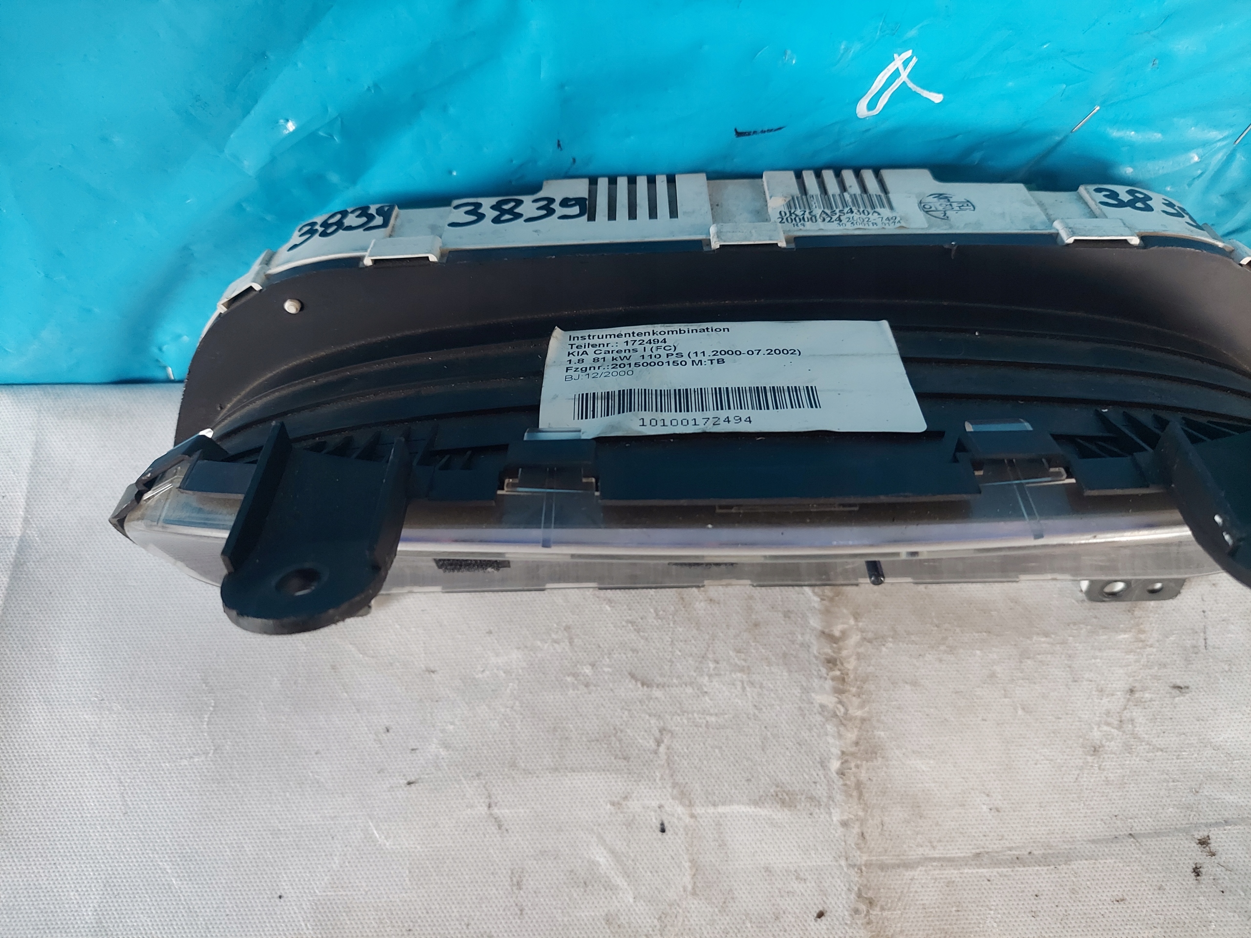 dials clock KIA CARENS 1.8 B 20000924