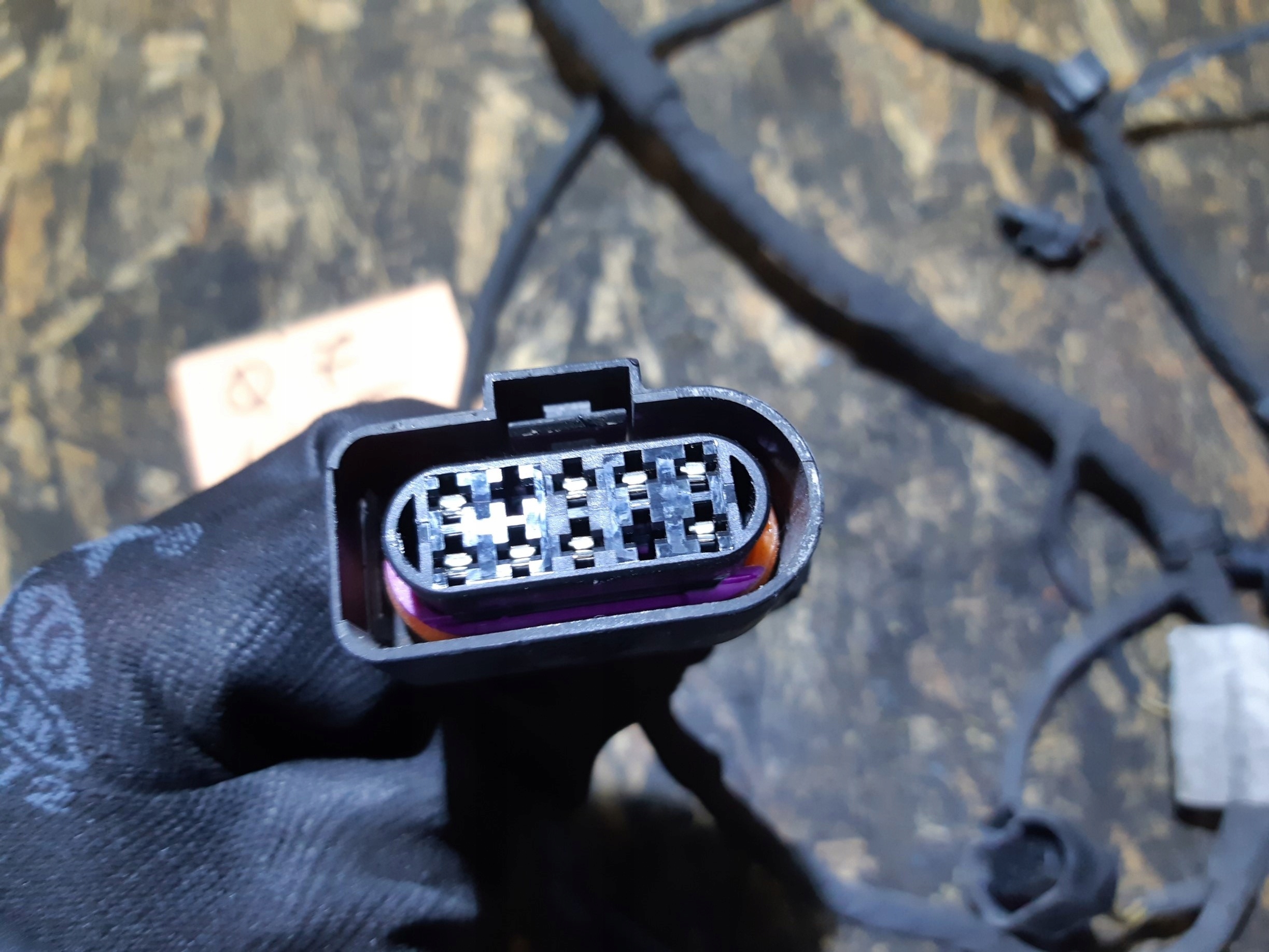 AUDI Q7 4L LIFT cablaggio cablaggio PDC Paraurti Anteriore Anteriore
