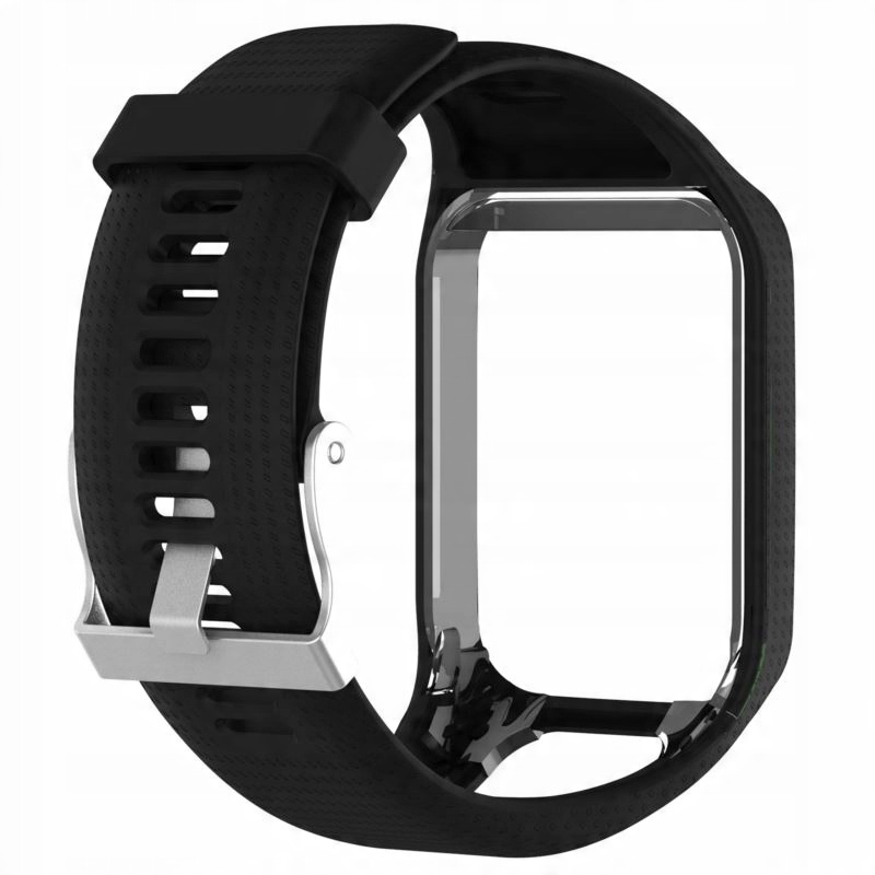 

Pasek Silikonowy do TomTom Runner 3 2 Spark czarny