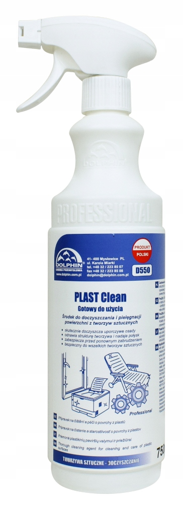 

Dolphin Plast Clean mycie ram okiennych, plastiku
