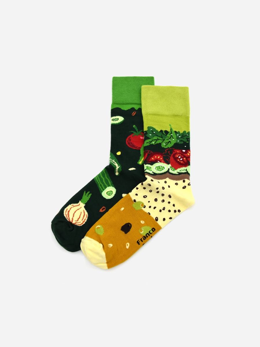 

Franco Socks Skarpetki Kolorowe Vege Sałatka 39-42