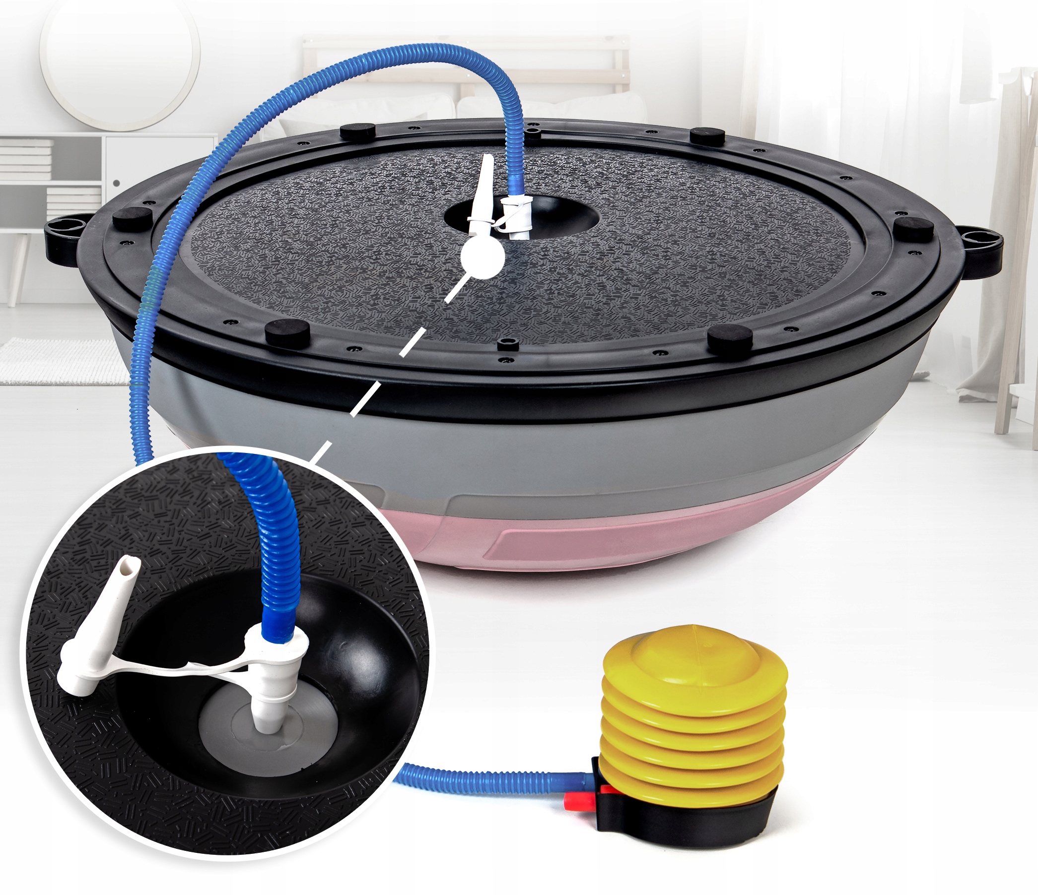 PLATFORMA DO BALANSOWANIA trener równowagi PIŁKA SG-066 z LINKAMI +pompka Rodzaj piłka do balansowania