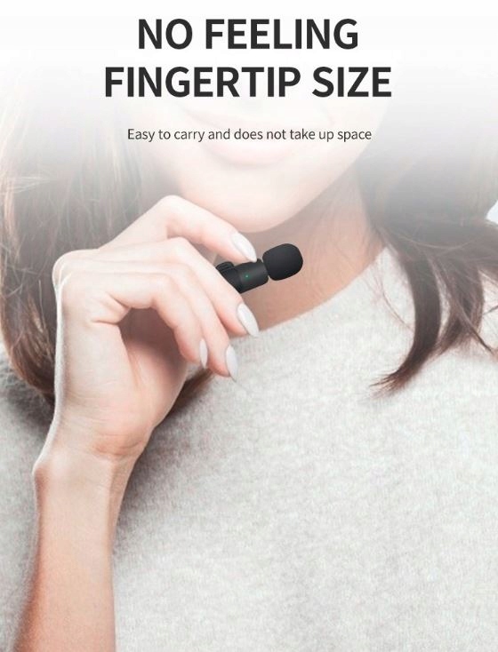 BEZPRZEWODOWY MIKROFON KRAWATOWY Android iPhone Model K8