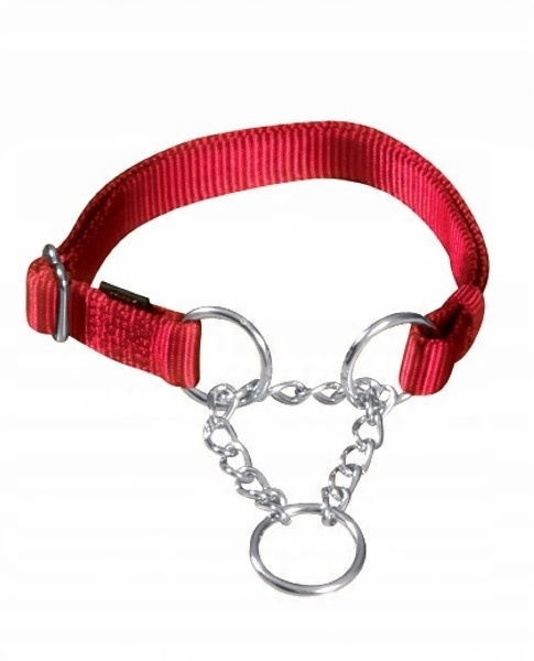 

Obroża Dla Psa Dławik Taśma 45-70/2,5cm Czer.