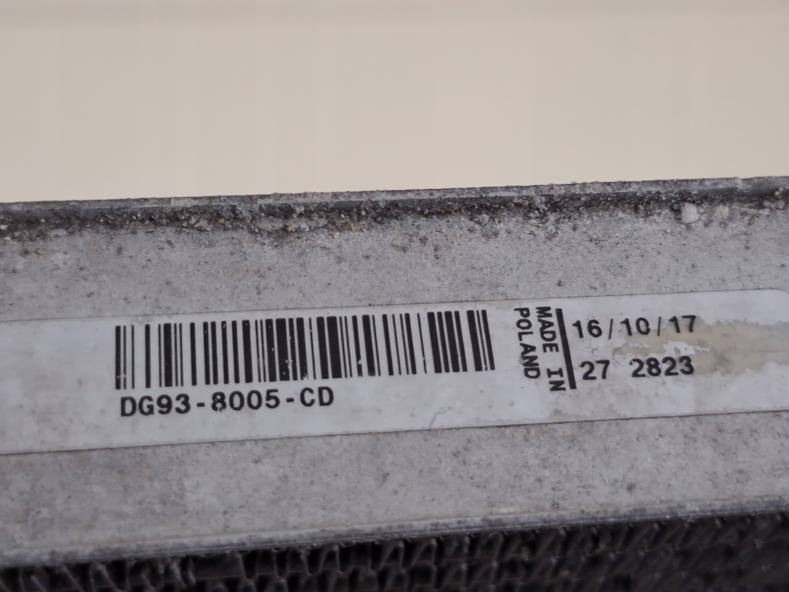 water cooler 2.0TDCi FORD MONDEO V MK5 17r