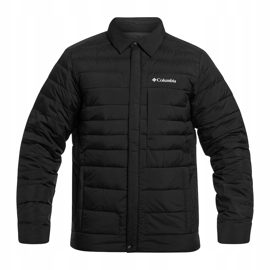 Pánská péřová bunda bez kapuce Columbia Street Heights černá XL