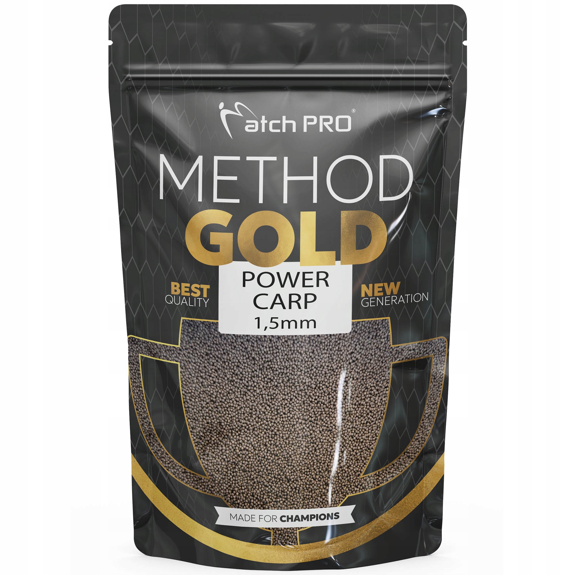 Pellet MatchPro Method Gold Power Carp 1,5mm 700g