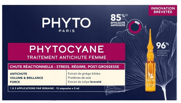 Phyto Phytocyane Okresowe wypadanie włosów 12x5ml