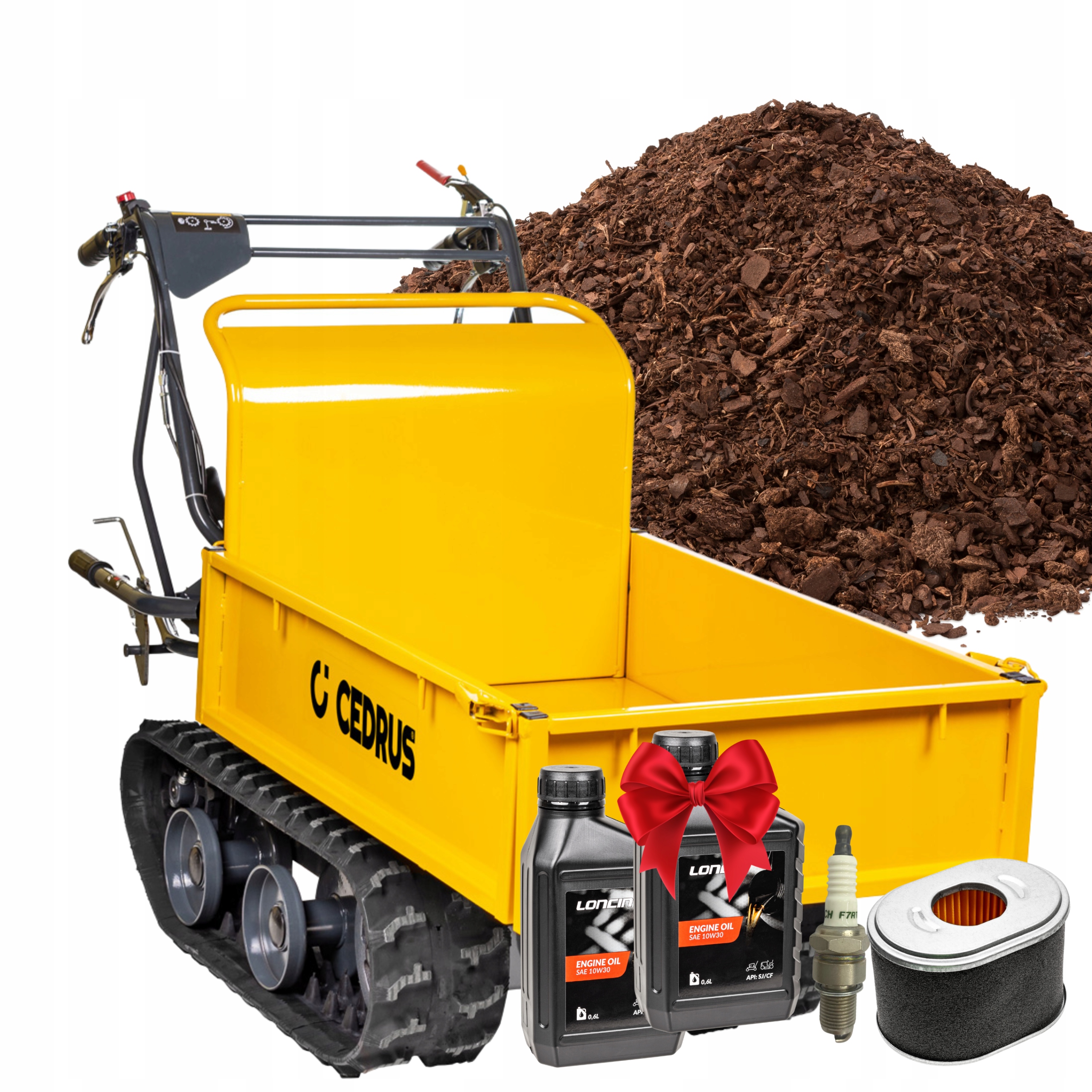 Transporter Wozidło Cedrus TR300G Na Gąsienicach Loncin 300 kg Pro +gratisy