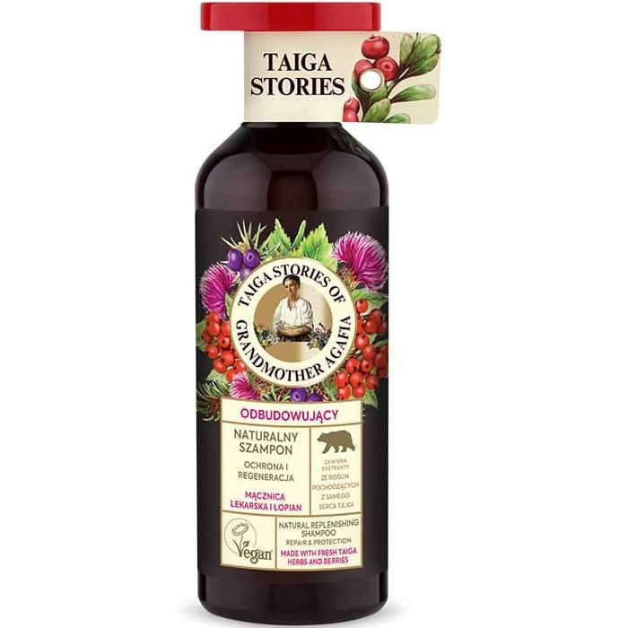 

Agafia Odbudowujący Szampon do Włosów Łopian 500ml