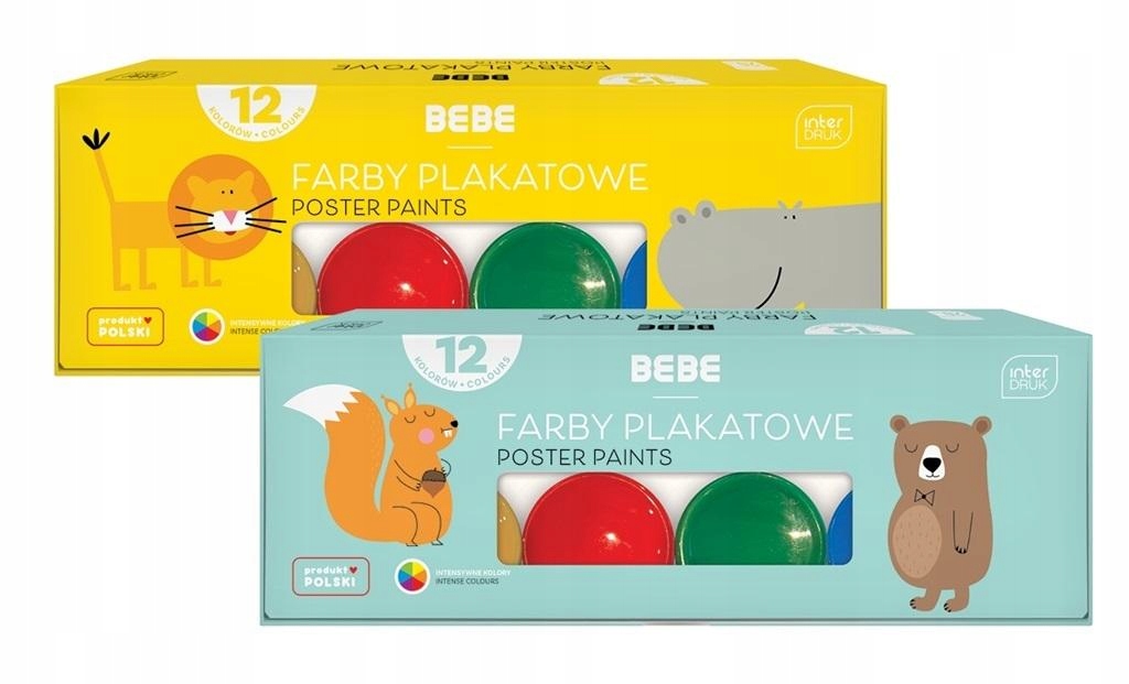 Farby plakatowe 20ml Bb Kids
