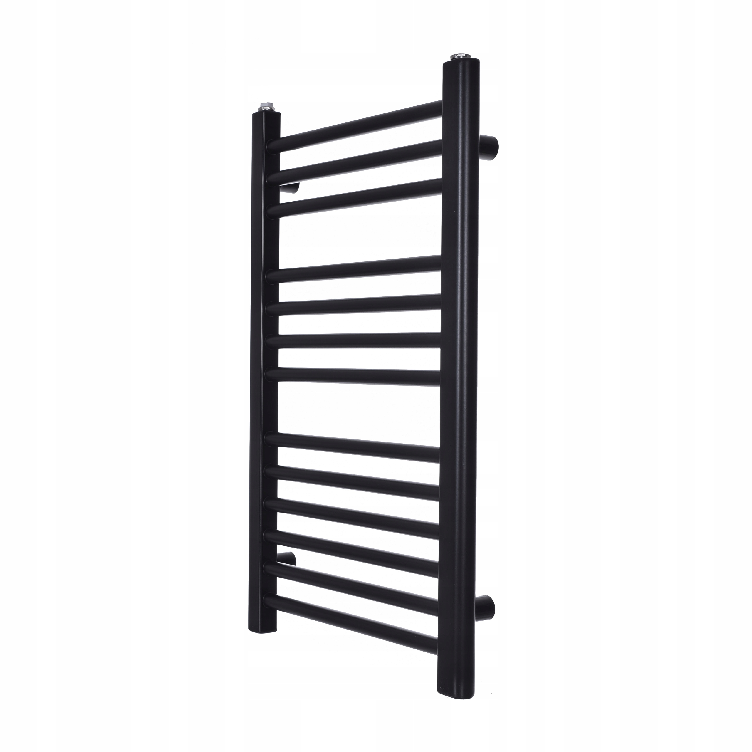 Koupelnový Radiátor Žebřík Černý 40 cm Hugo 70/40 S Polský Výrobce