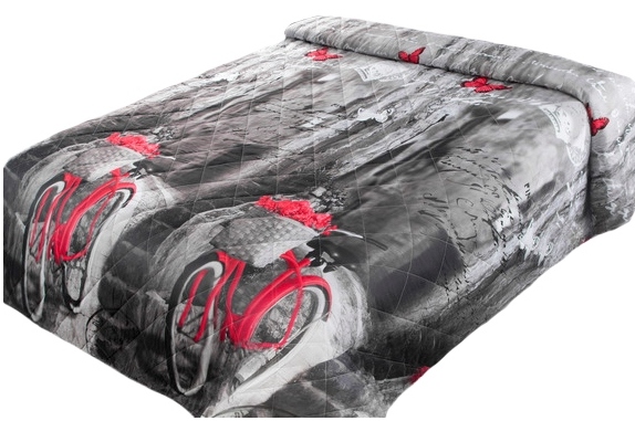 Přehoz na postel Eurofirany 170 cm x 210 cm Retro