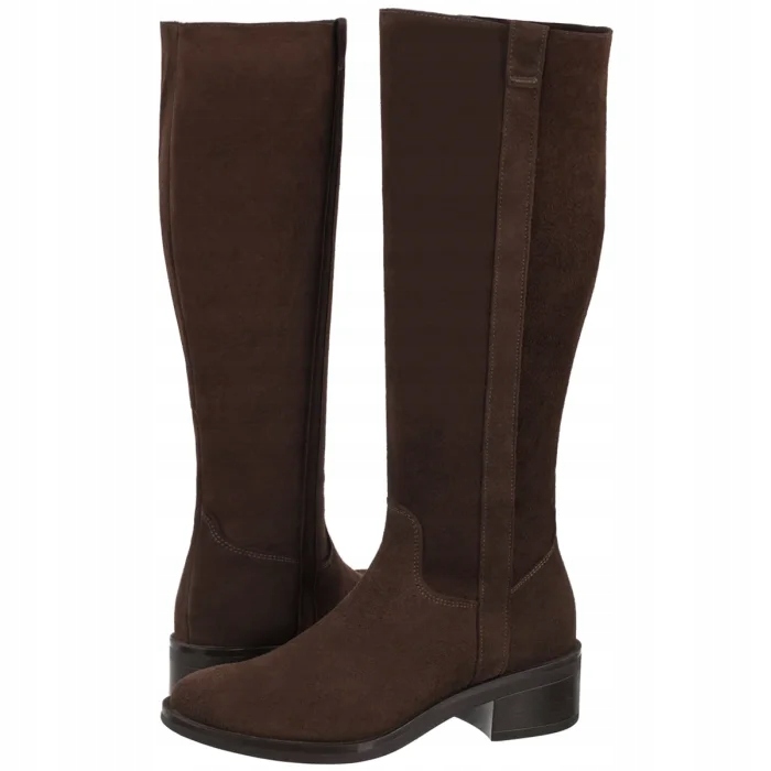 Dámské Kožené Kozačky Ryłko Hnědé 3GXU5_M_M_6TJ Brown