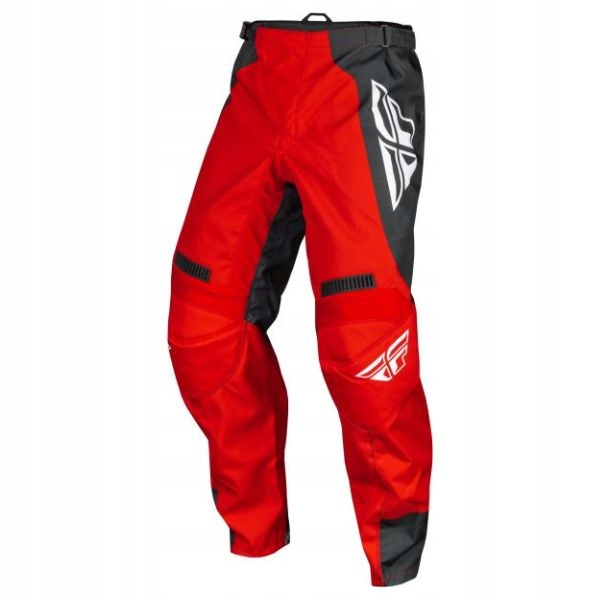 Spodnie off road Fly Racing F-16 kolor biały/czerwony/szary 32