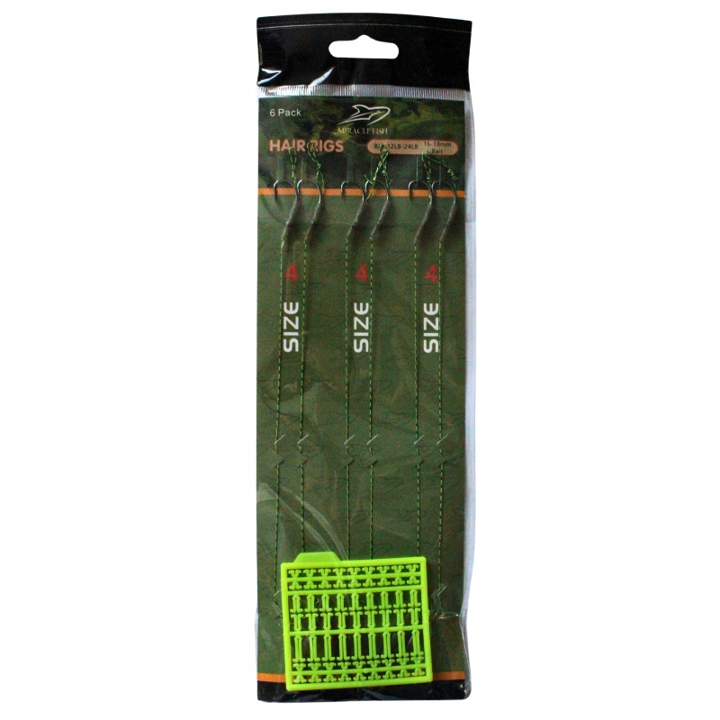 GOTOWE PRZYPONY KARPIOWE Z WŁOSEM POZYCJONEREM HAK 4 + STOPERY EAN (GTIN) 5904292033478