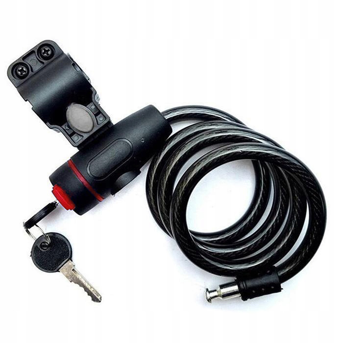 LINKA ANTYKRADZIEŻOWA ROWEROWA BLOKADA KLUCZ ZAMEK ZABEZPIECZENIE ROWEROWE Model Blokada rowerowa