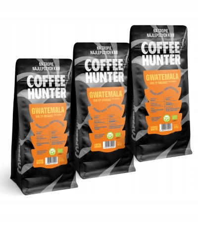 Levně Káva Organická Guatemala Shg Ep Káva Zrnková 3 x 1 kg