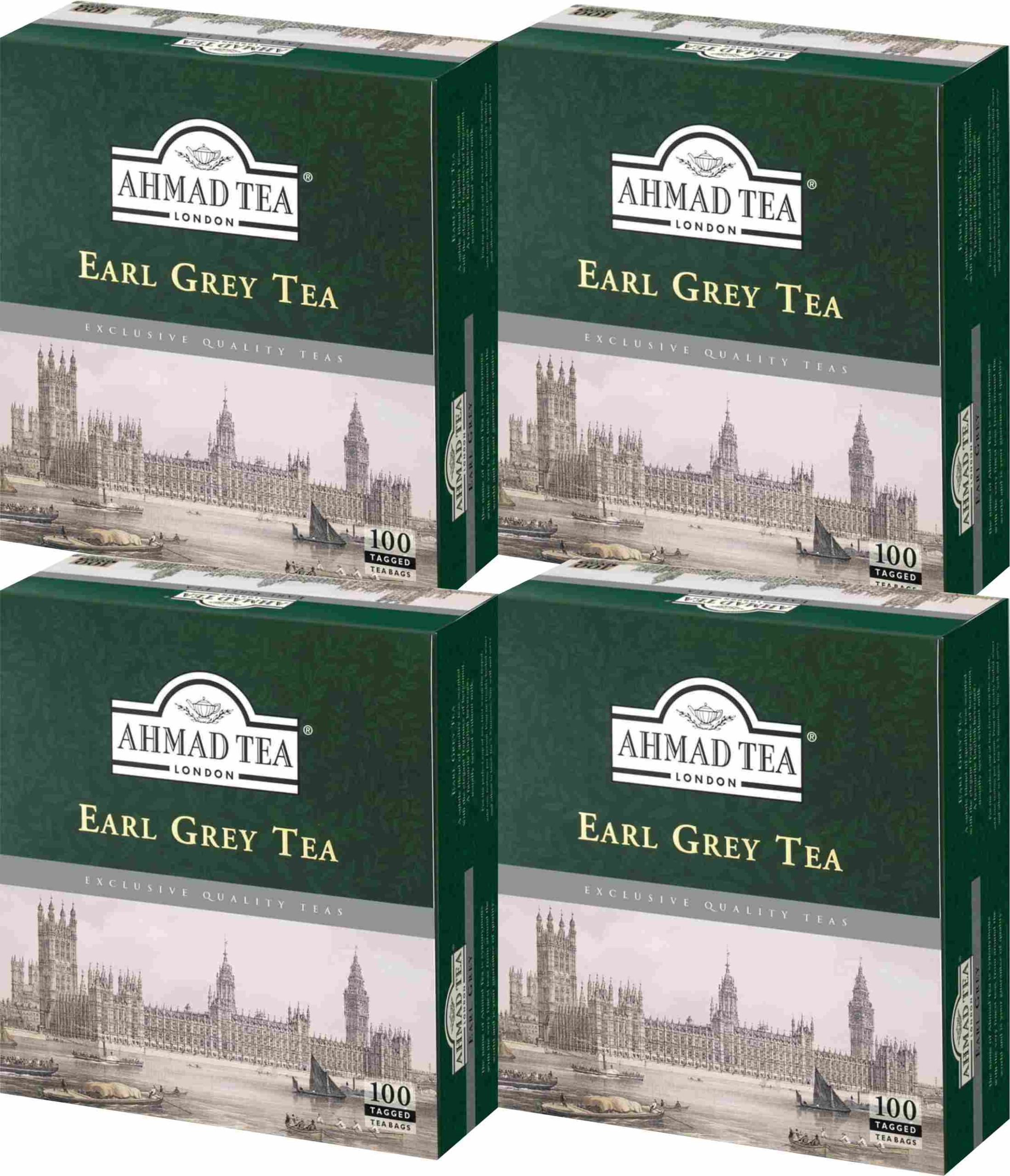 (x4) Ahmad Ekspres 100tb Czarna Earl Grey