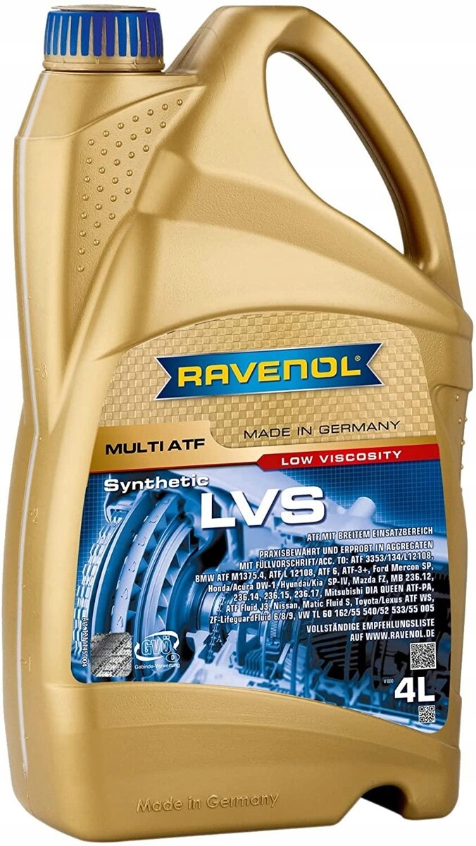 OLEJ RAVENOL MULTI ATF LVS FLUID 4L MULTI ATF LVS 4L