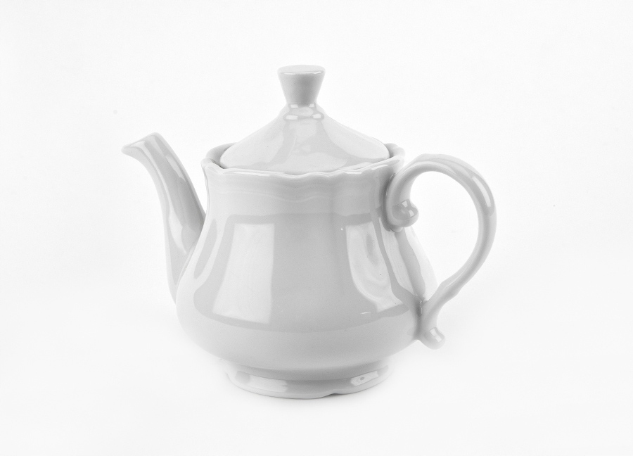 Imbryk do herbaty 0.5L Castel White biały elegancki prezent dla Babci EAN (GTIN) 5903988006222