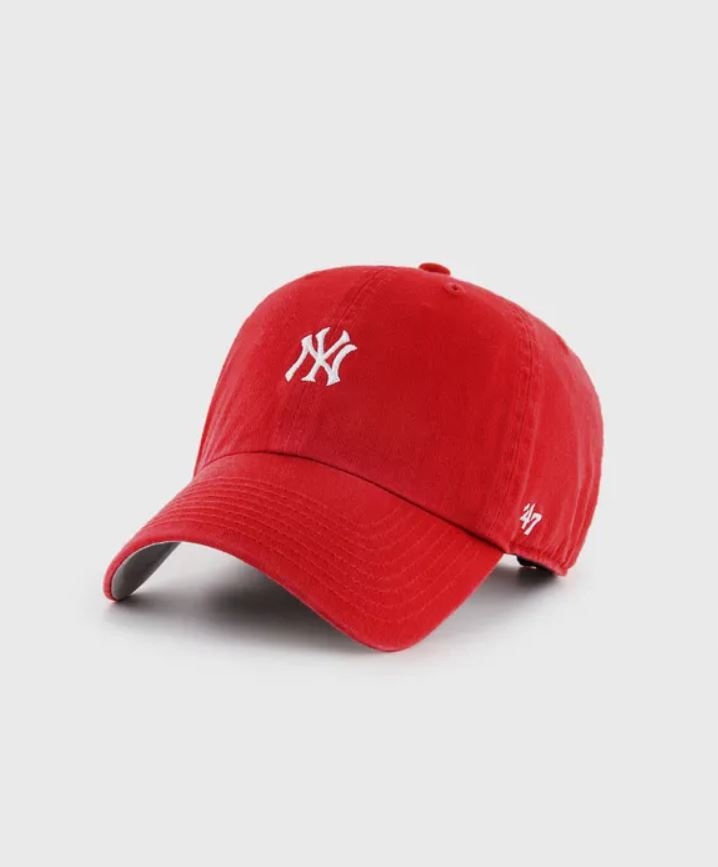 47 Brand Czapka B-BSRRNR17GWS-RDA Ny New York Yankees Runner 47 Clean Up