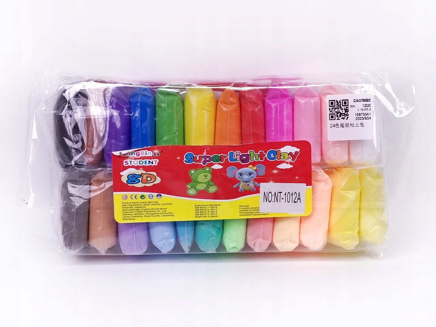 PIANKOLINA MASA PLASTYCZNA PIANKOWA PIANKA PLASTELINA 24SZT Płeć chłopcy dziewczynki