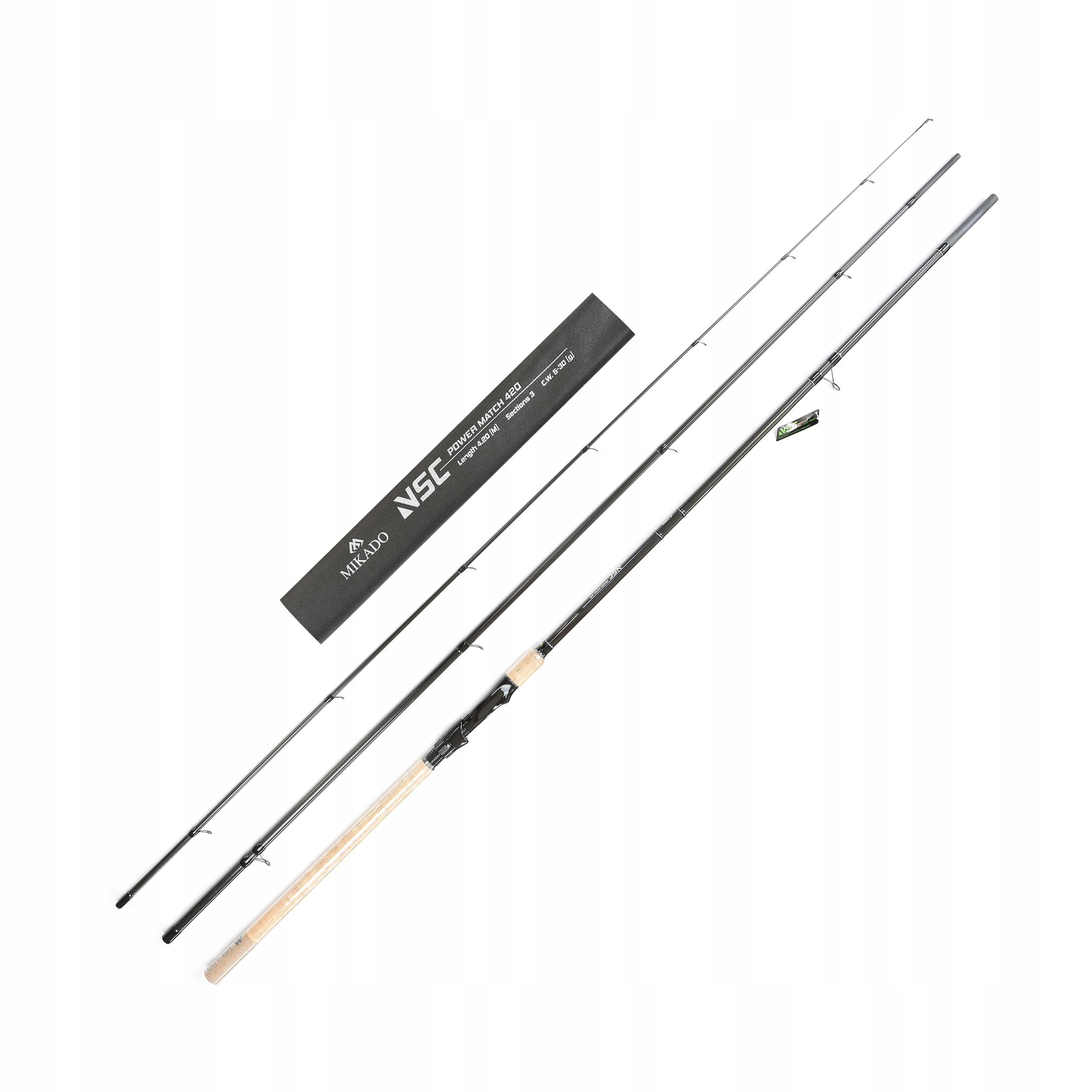 Wędka Mikado Nsc Power Match 4.20m 5-30g na waggler średnie/duże odległości