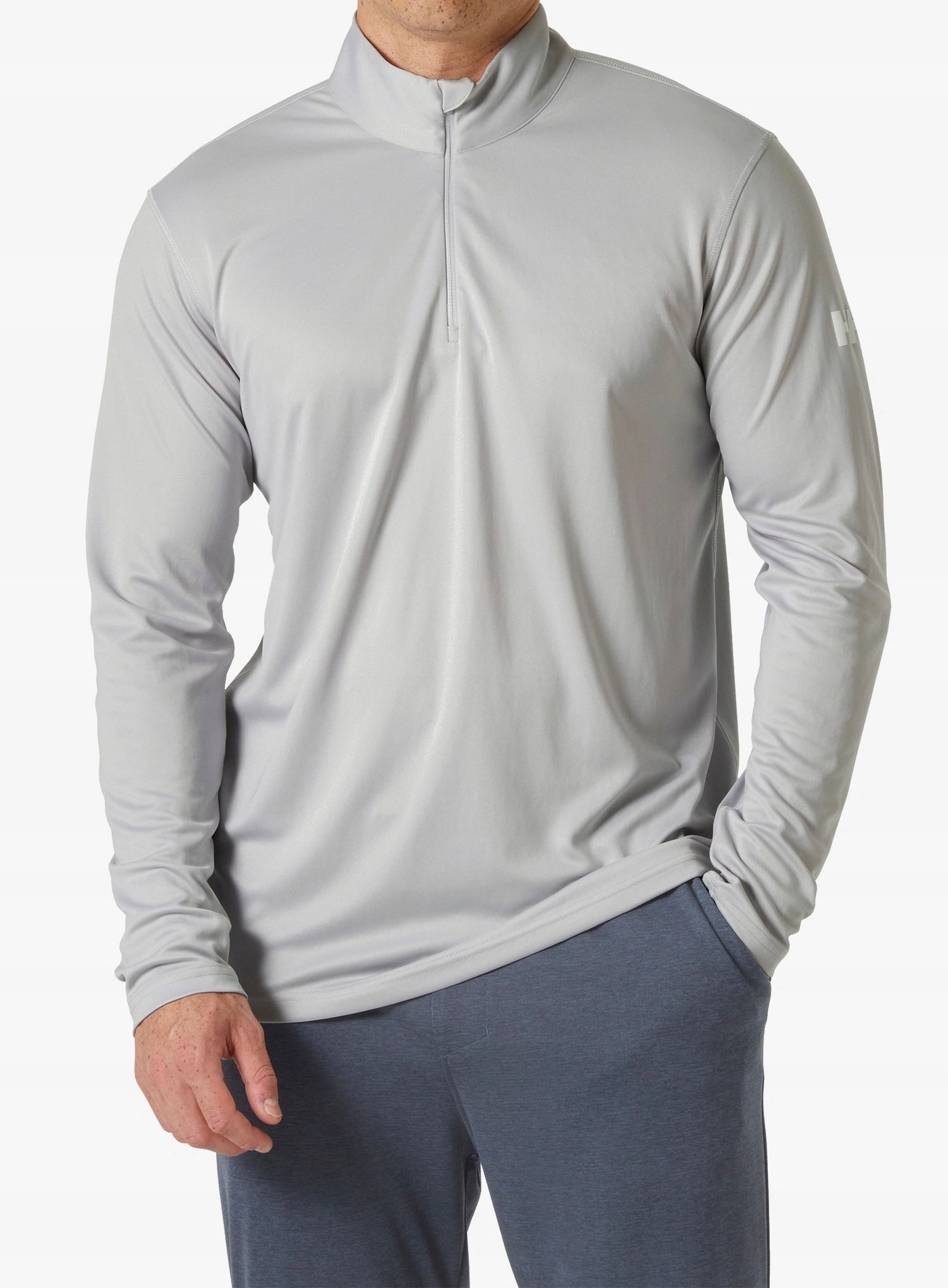 Bluza termoaktywna Helly Hansen Tech 1/2 Zip 2.0 grey fog XL