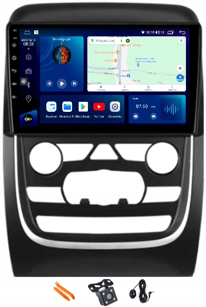 Radio Android Nawigacja Qled Carplay 128GB Lte Gps Dodge Durango 3 14-20