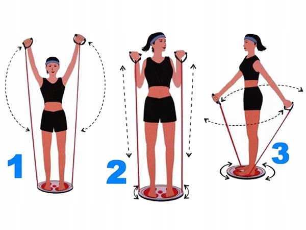 TWISTER OBROTOWY do ćwiczeń MASAŻER STÓP Model inny