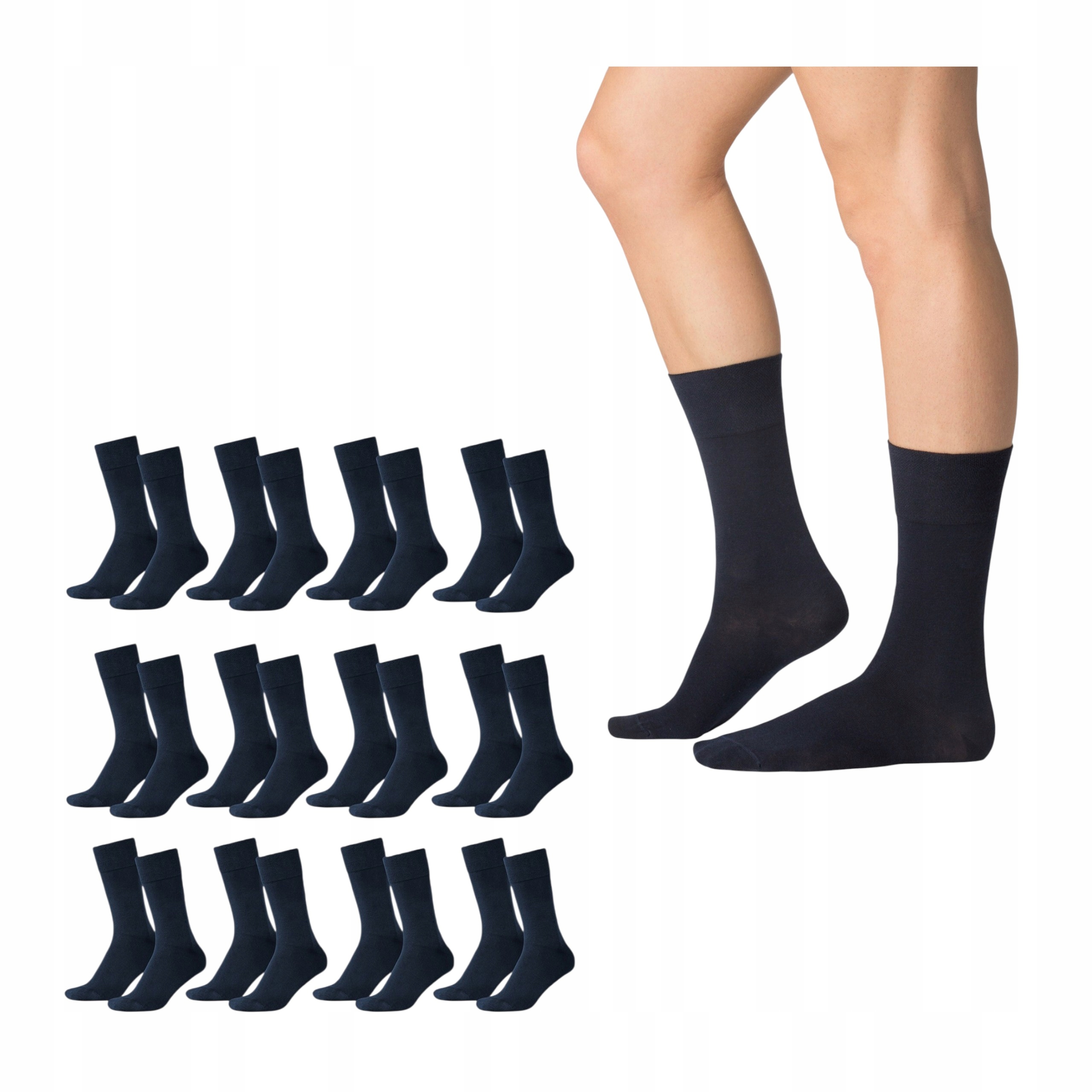 Ponožky 43-46 beztlakové 12-pack oblekové Pezzini