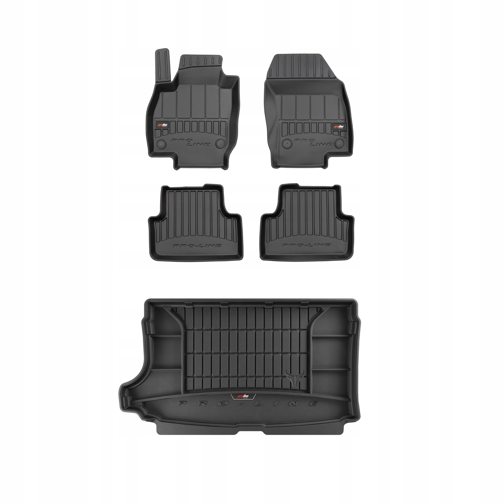 Frogum 3D sada gumových koberců a rohoží s logem pro Volkswagen T-Cross 18-