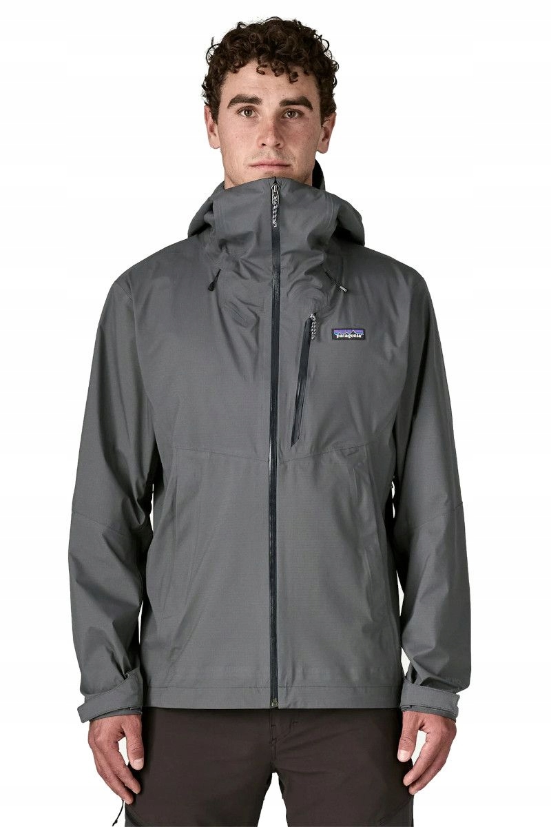 Pánská treková bunda Patagonia Granite Crest Forge Grey w Black XL