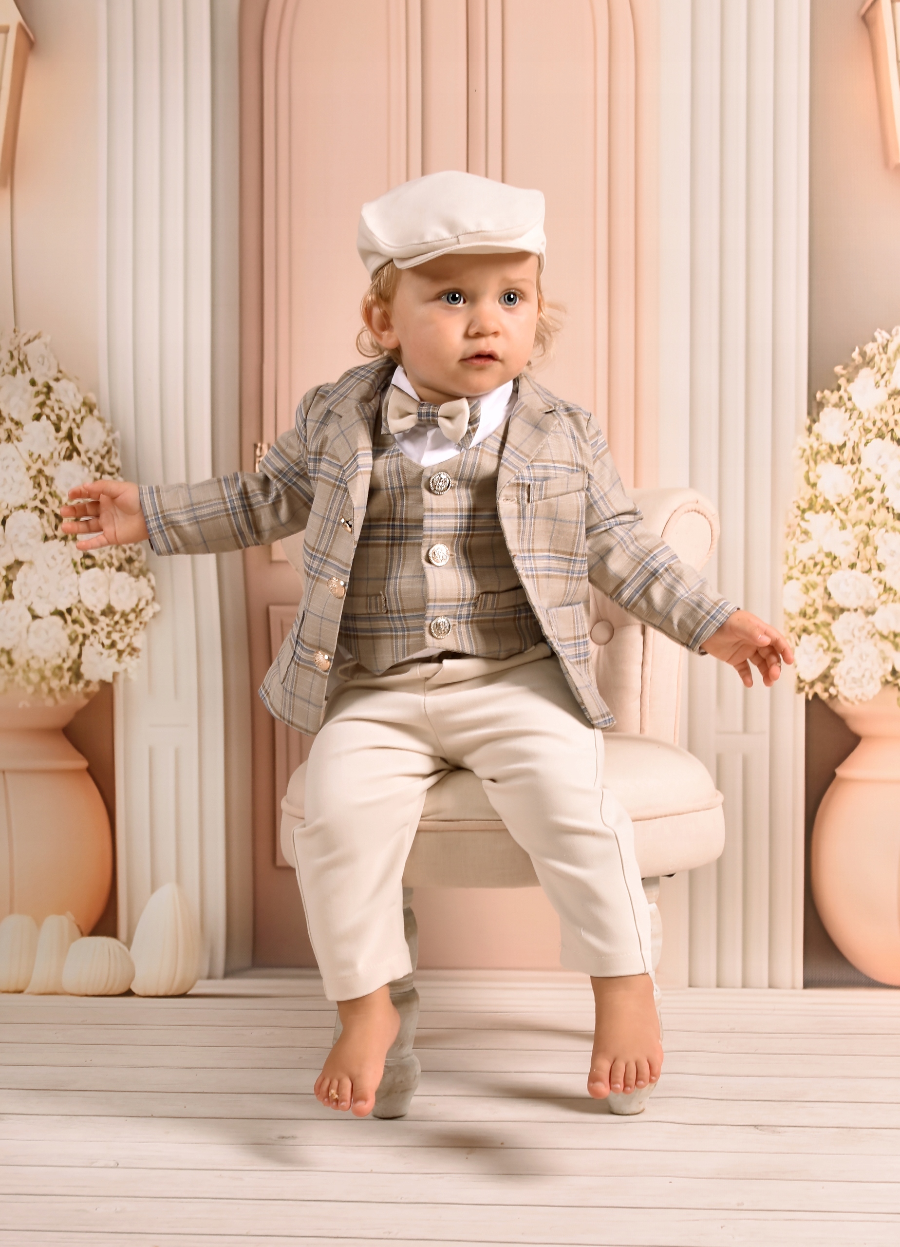 Garnitur Chłopięcy do Chrztu Christopher rozmiar 80