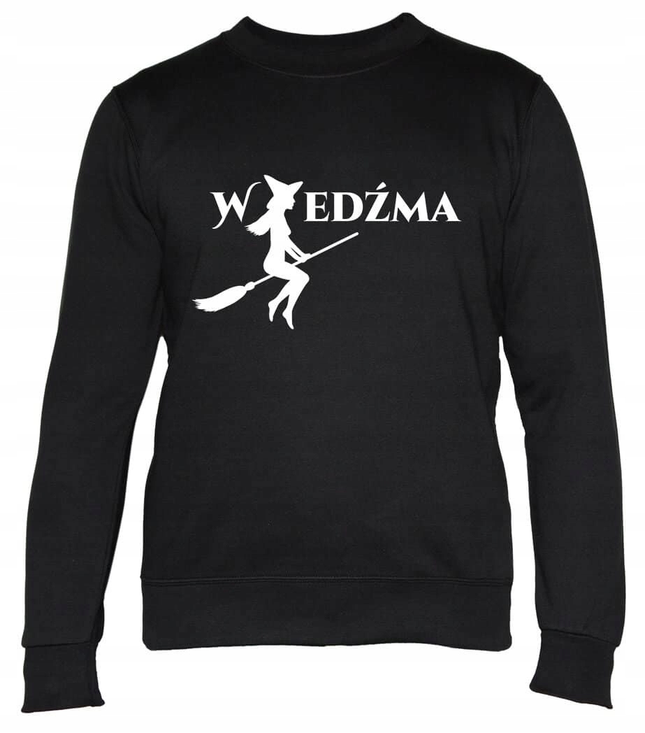 Dámská Mikina s motivem čarodějnice, velikost 2XL, černá
