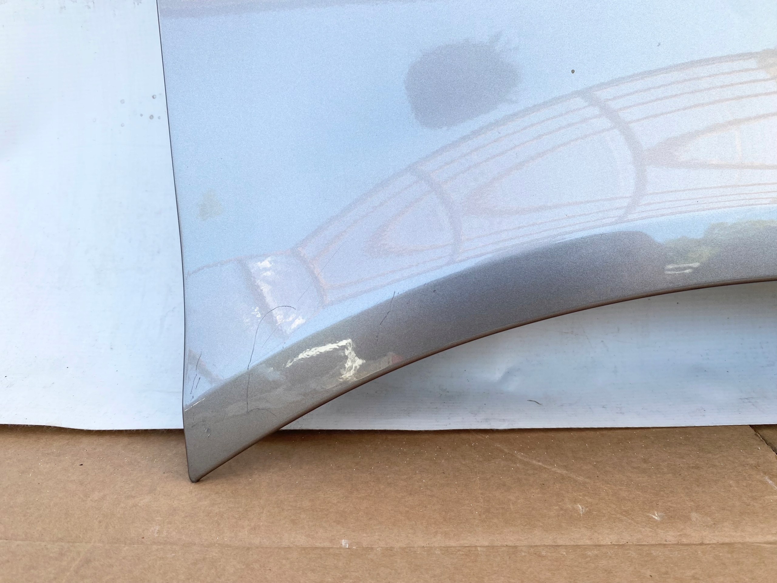 VW T6 TRANSPORTER MULTIVAN 15- fender front SREBRNY front right LADNY