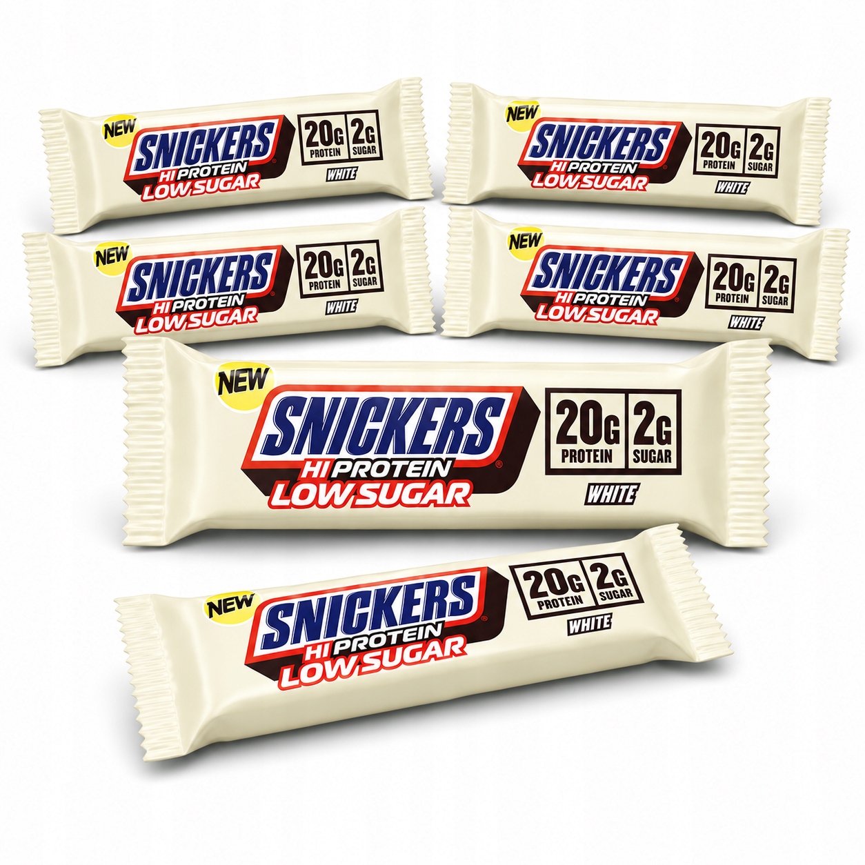 Mars Snickers Hi Protein Low Sugar White Chocolate 57 g Tyčinka Čokoláda