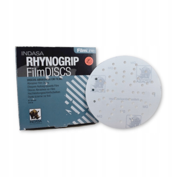 Krążek Papier Ścierny Na Rzep 150mm 57H Indasa Film Line P 800