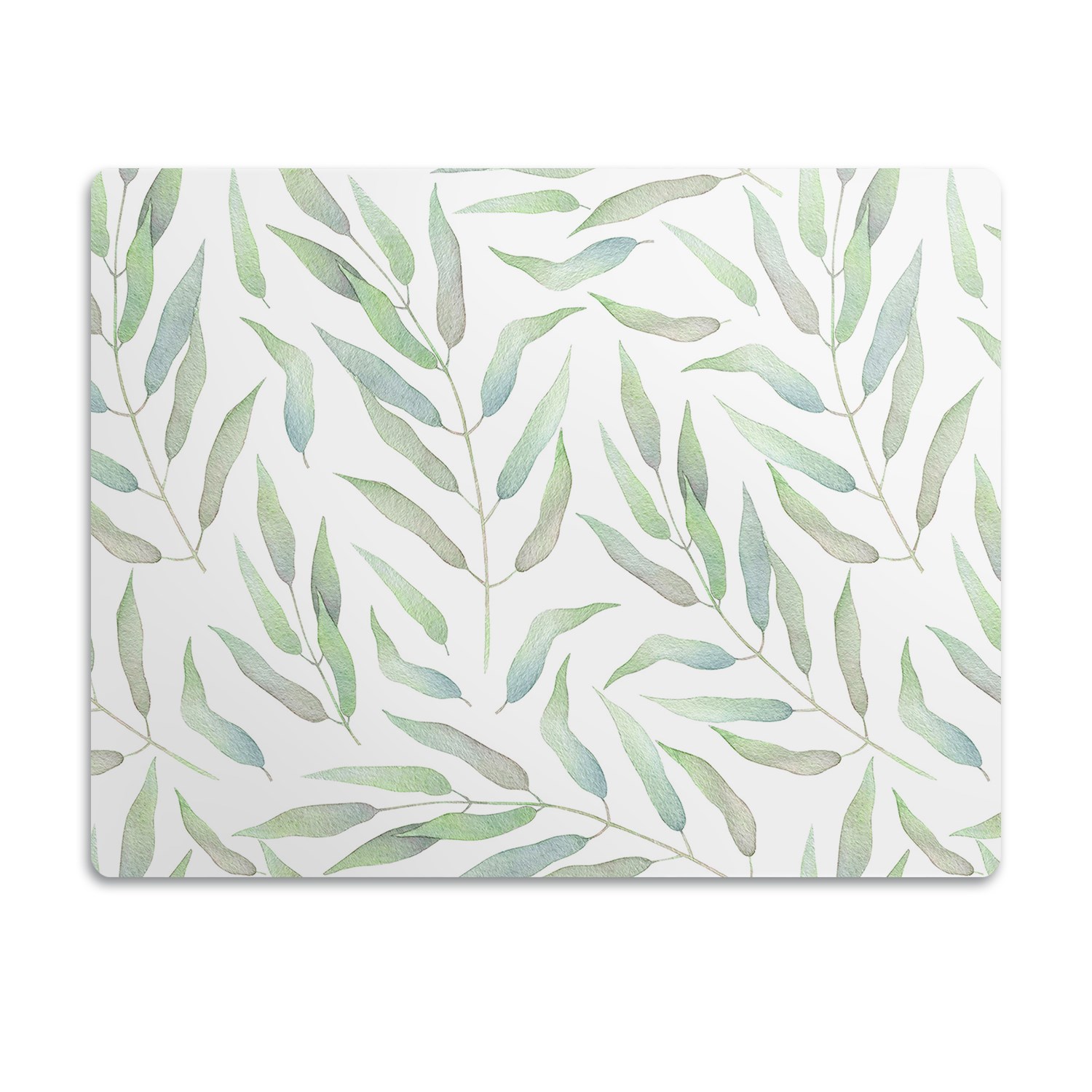 Levně Voděodolná podložka pod misku Jemné listy 90x60