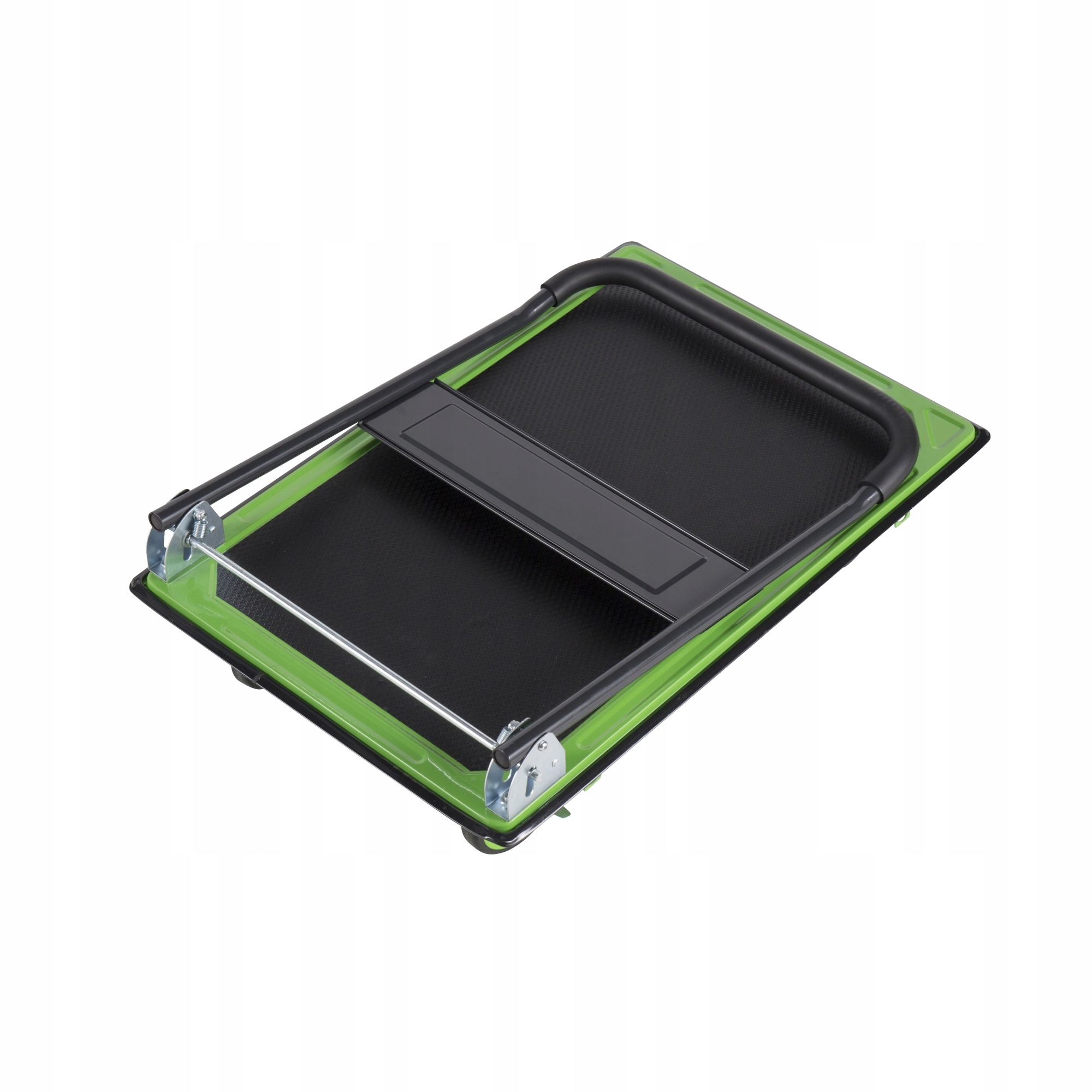 STALOWY WÓZEK PLATFORMA TRANSPORTOWA SKŁADANA Z BLOKADĄ KÓŁ 300KG STANDERS Liczba półek 1