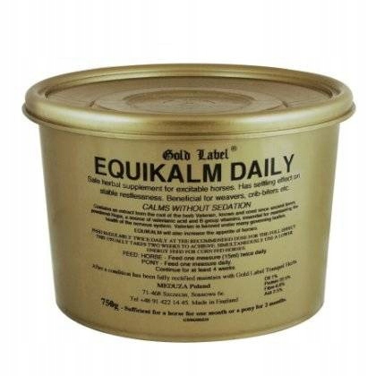 Doplněk stravy pro koně Gold Label Equikalm Daily, pro zklidnění