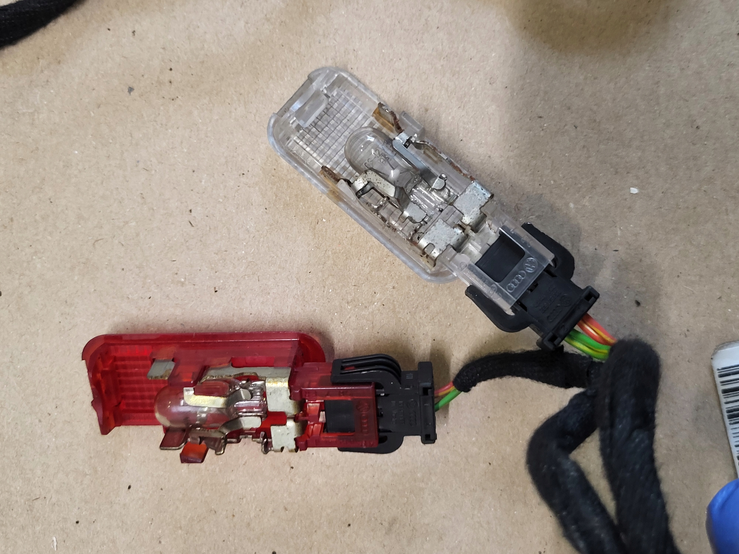bundle wiring Z door left front driver´s diodes BOCZKA AUDI A6 C5 4B0