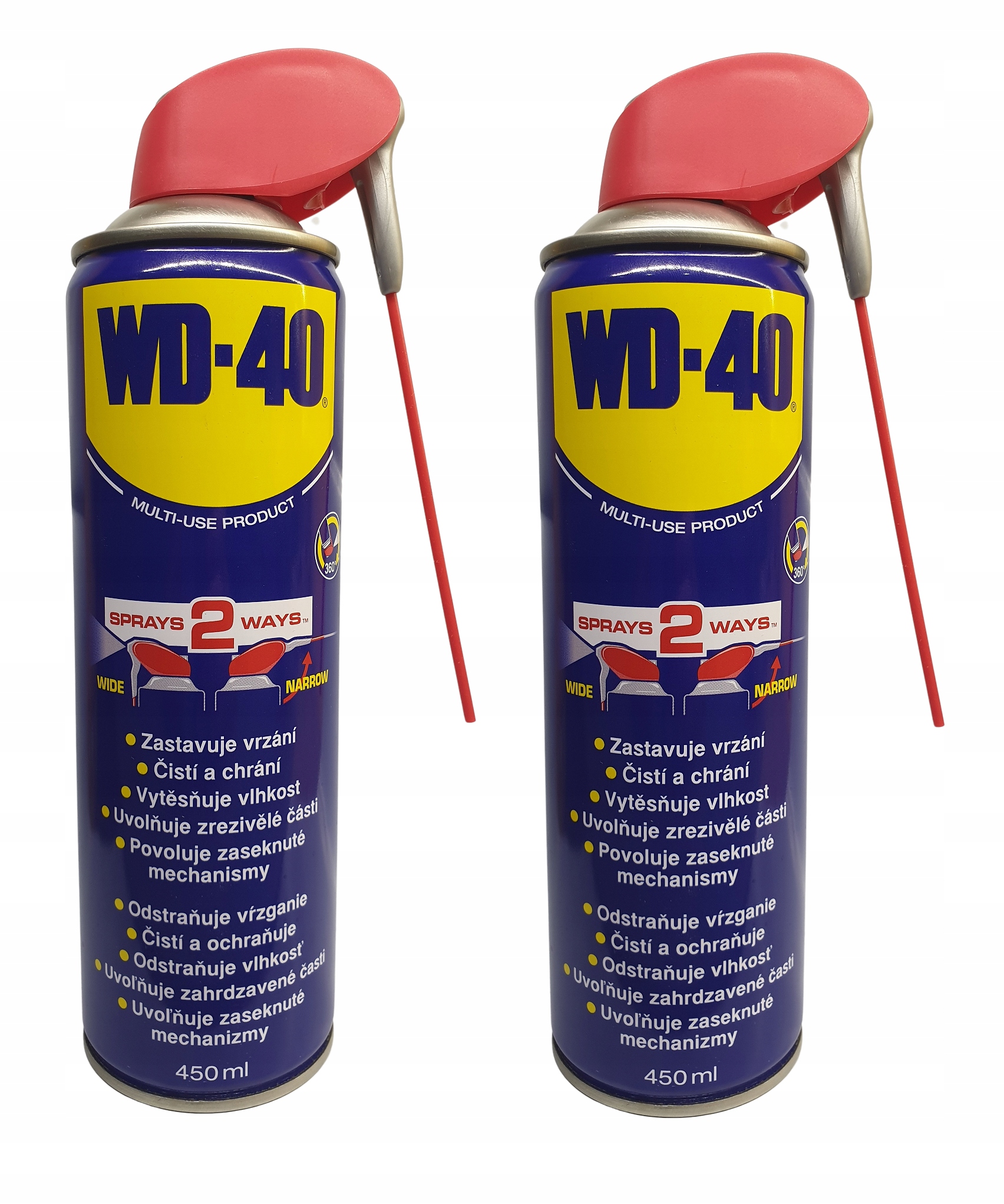 PREPARAT WIELOFUNKCYJNY ODRDZEWIACZ WD-40 z aplikatorem spray 450 ml 2 SZT.