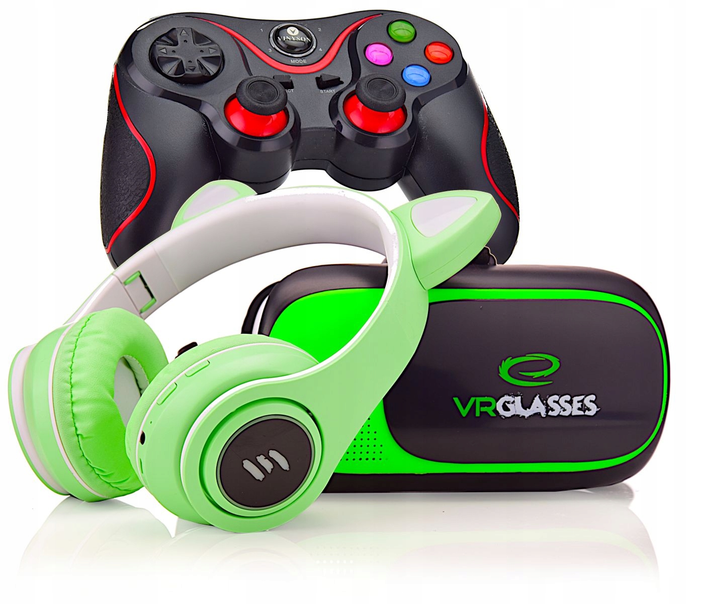 PREZENT NA GWIAZDKĘ ZESTAW VR GOGLE OKULARY 360 STOPNI +GAMEPAD BLUETOOHT